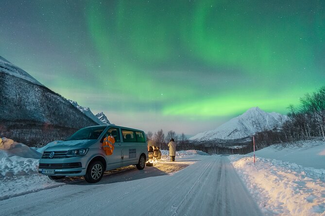 Northern Lights Hunt with The Green Adventure - photos included - Waiting under the aurora with soup and fire