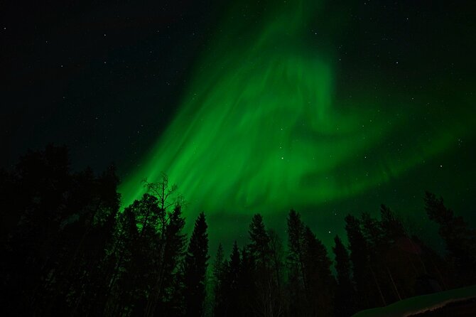 Northern Lights Hunting in Lappish old cottage - Who will enjoy this outing most