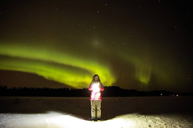 Northern lights hunting photo tour with bbq; small groups - Weather, refunds, and the biggest risk
