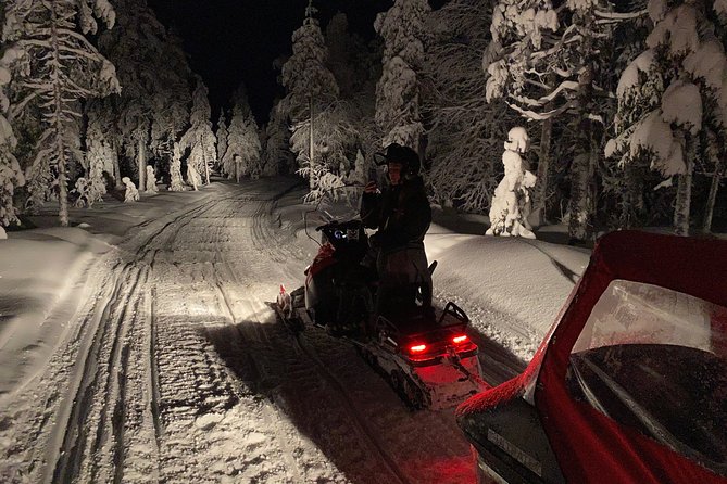 Northern Lights Night by Snowmobile (private tour) - A private night ride from Rovaniemi
