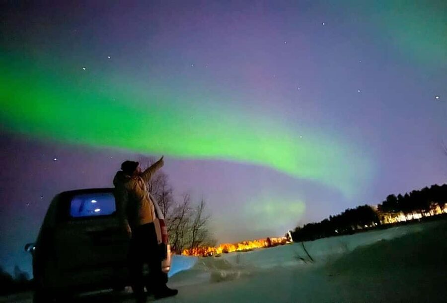 Northern lights private tour Rovaniemi - What happens during the evening