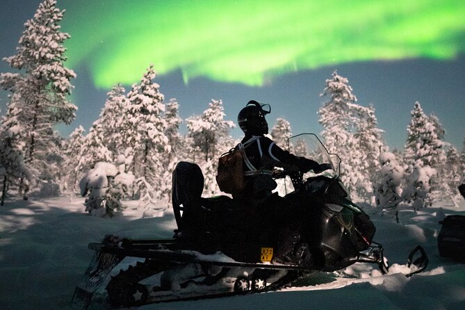 Northern lights safari by snowmobile - A late return and the real value of $167.47