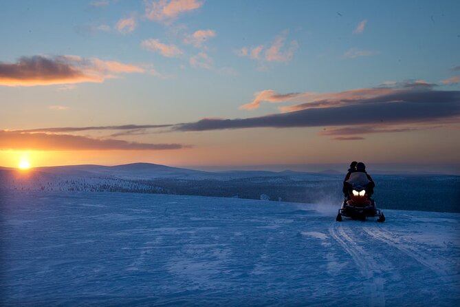 Northern Lights Snowmobile Tour - Leaving Rovakatu for the forest