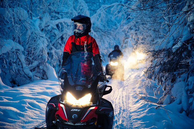 Northern Lights Snowmobile Tour - Waiting for the Northern Lights