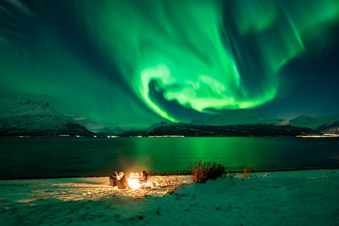Northern Lights Tour, Photo, Toilet, Meal, Skycam in Mbus - A Tromsø aurora trip built around the weather