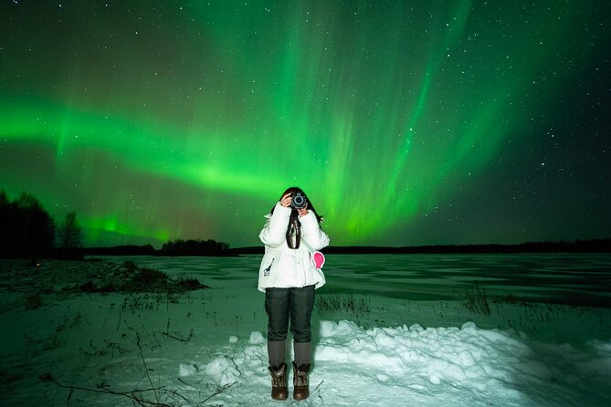 Private Aurora Hunting Tour—Guaranteed Sightings - From Lapland roads to a dark viewing place