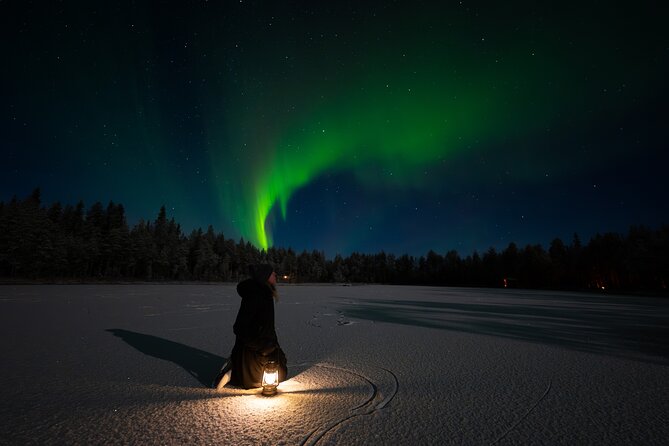 Ranua Lupland Aurora Activity Park – After Dark Adventure - The Finnish tent, fire, and warm food