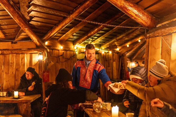 Reindeer Camp Dinner with Chance of Northern Lights in Tromso - Sámi stories, beliefs, and the joik