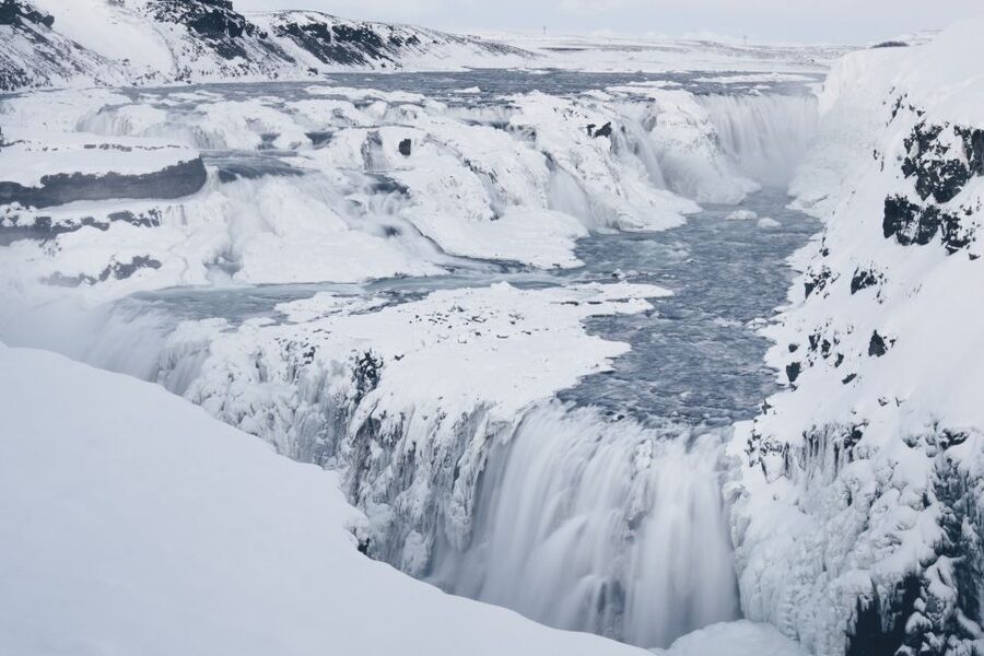 Reykjavík: Golden Circle, Blue Lagoon & Northern Lights Tour - Kerið crater and the short volcanic stop