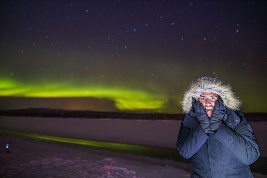 Rovaniemi: Aurora Borealis Tour - Leaving Rovaniemi by minibus