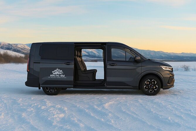 Rovaniemi: Drive New 2025 Snowmobiles - Aurora Adventure - Leaving Rovaniemi for the Arctic night