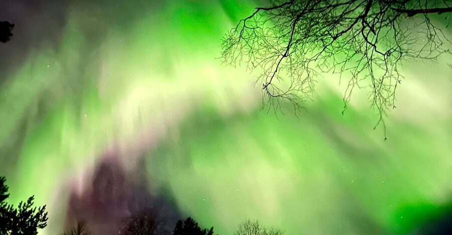 Rovaniemi Hunting Aurora at the Best Spots - Heading north from Rovaniemi after dark