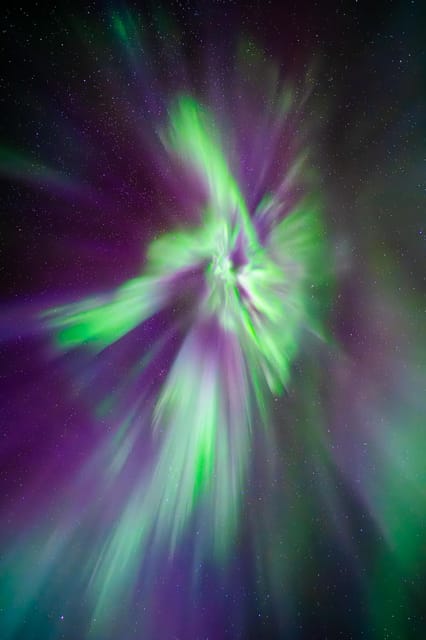 Rovaniemi: Ice Floating Experience with Northern lights - Warm drinks, cookies, a fire, and a tipi
