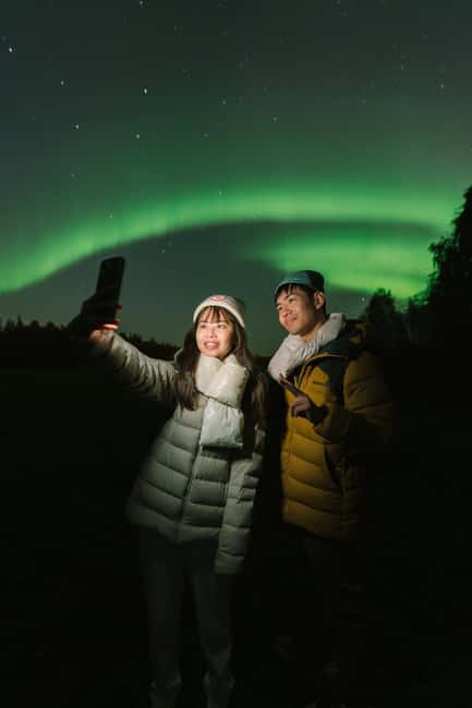 Rovaniemi: Northern Lights Hunting with Photo & Video - The value of a $232 outing
