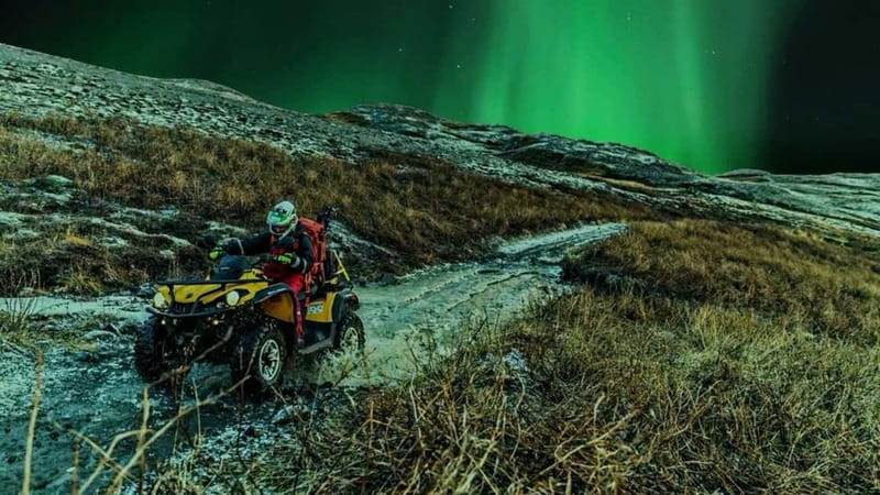 Rovaniemi: Northern Lights Quad Bike Tour - Leaving Rovaniemi for the dark Arctic forest