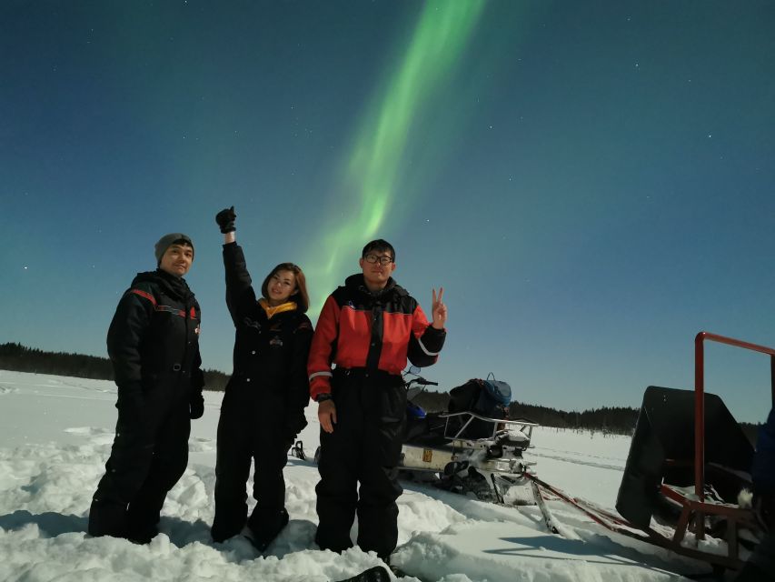 Rovaniemi: Northern Lights Sledge Ride - Setting out from Rovaniemi after dark