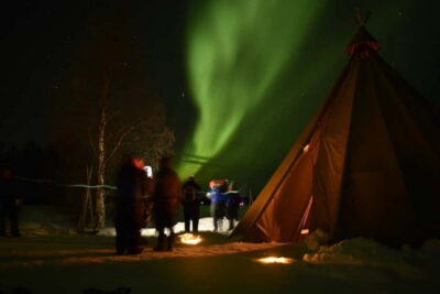 Snowtrain to Northern Lights Camp