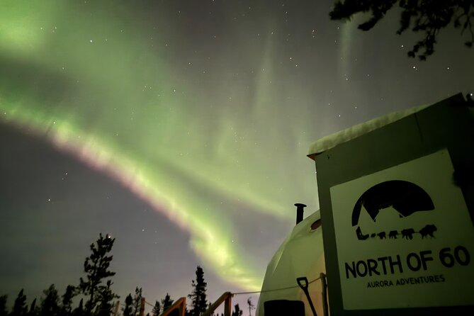 Skydome Aurora Viewing - Watching the Aurora from a North of 60 Skydome