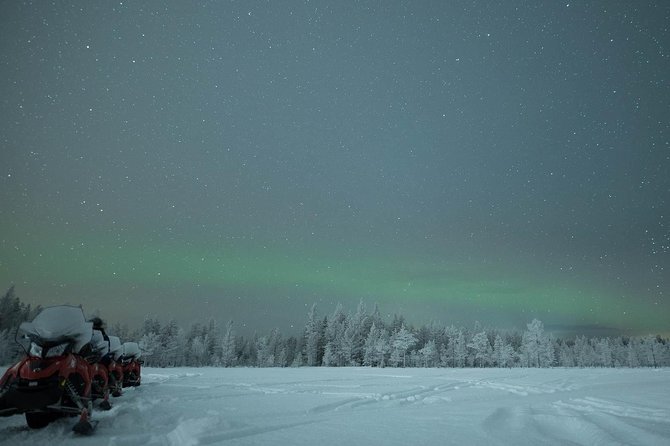 Snowmobile Safari to Search for the Northern Lights - Stops, warm drinks, and time outside
