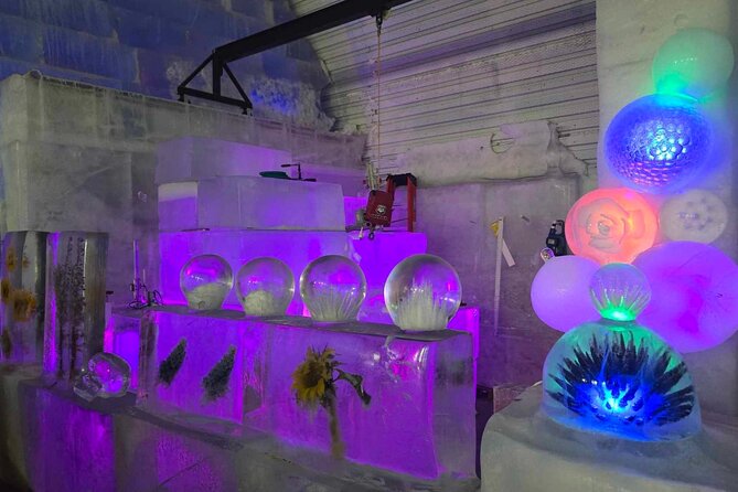 Spectacular Hot Spring Experience with Northern Lights - Inside the Ice Museum