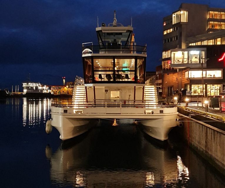 Svolvær: Northern Lights and Full Steam Cruise with Tasting - Stories from the fishing coast