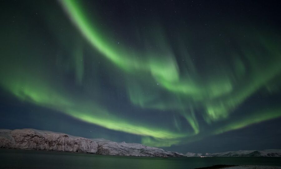 Tromso: Northern Lights Chase with Photo Package Included - What happens at the first stop