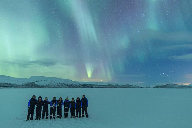 Tromso Northern Lights Minibus Chase Small Group Tour with Photos - Aurora portraits and guide attention