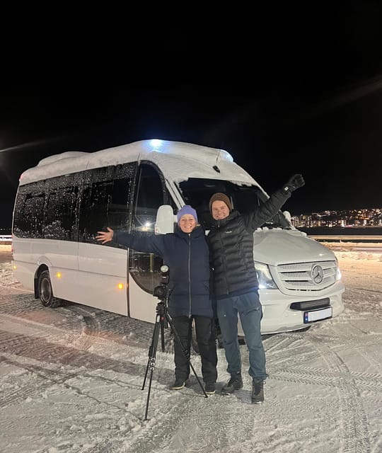 Tromsø: Northern Lights Tour with Local Guide and Photos - The Mercedes Sprinter makes the long chase easier