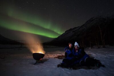 Private Aurora Chase with Meals, Campfire, Photos.